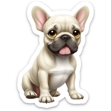 French Bulldog Dog Breed Full Body sticker