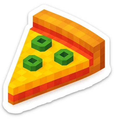 pizza with olives sticker