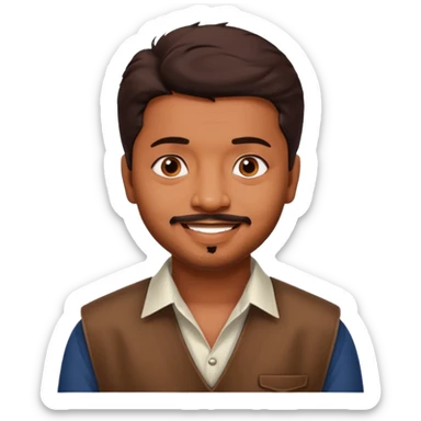 Vijay Thalapathy Tamil actor  sticker