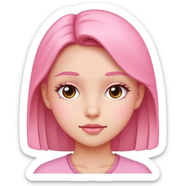 Pink clean girl aesthetic  sticker