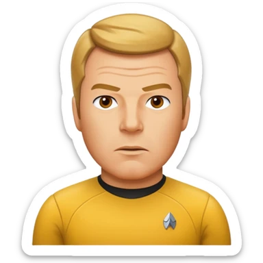 Captain Kirk sticker