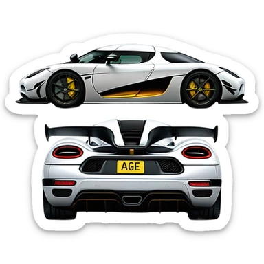 KOENIGSEGG AGERA R sticker