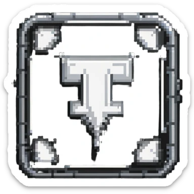 YouTube creator badge with silver play button and pixel art details sticker