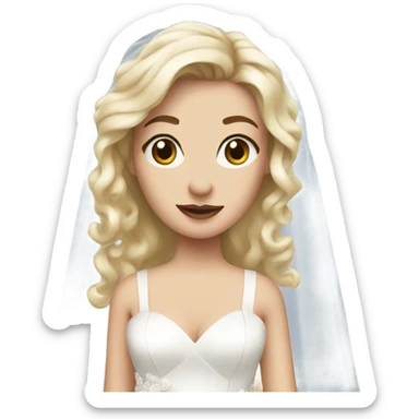 Leah Williamson wearing wedding dress sticker