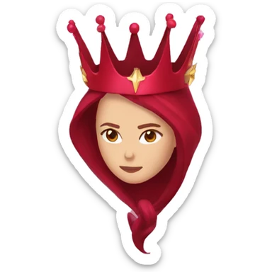 Scarlet Witch Crown sticker