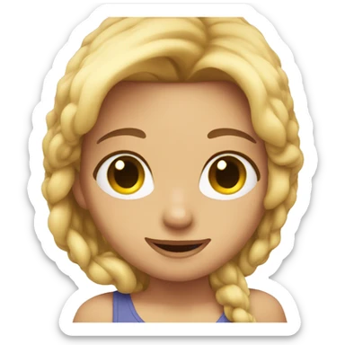 emoji teasing the pretty sticker