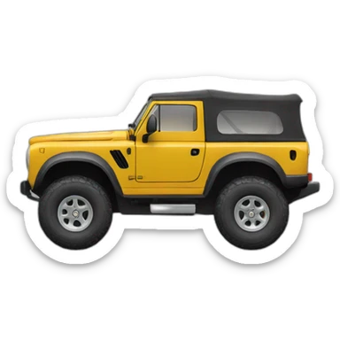 Ferrari 4x4 sticker