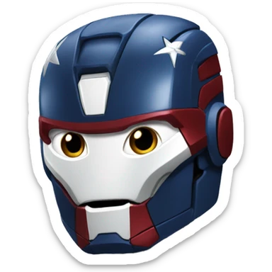 War machine with the iron patriot  sticker