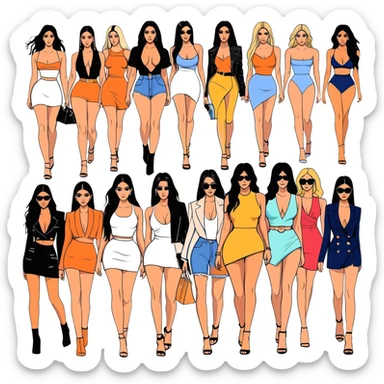 Josh King Madrid JetSet, Tefi Valenzuela, Ana Cheri, Valeria Orsini, Timiree, Kim Kardashian , Kylie Jenner, Narmin Assira, Jamie Maelani, Ashley Flores, Dan Fleyshman, DanielG, Shelby Sapp🔥🔥🔥 sticker