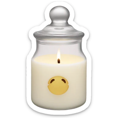 Vanilla candle bath and body works sticker