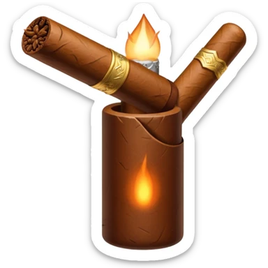 a hidden cigar sticker