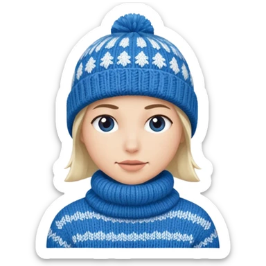 Winter Beanie Pe sticker
