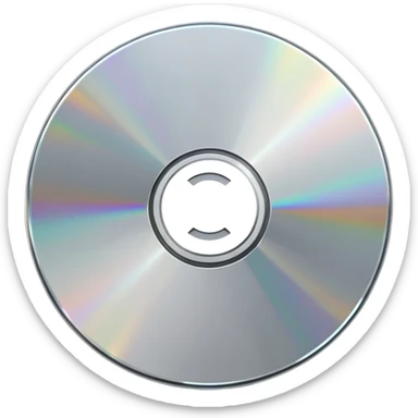CD disk sticker
