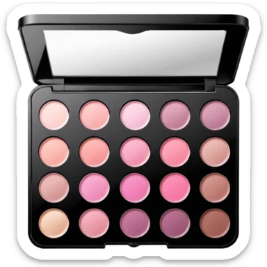 Pink eyeshadow palette sticker
