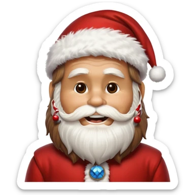 chewbacca santa sticker