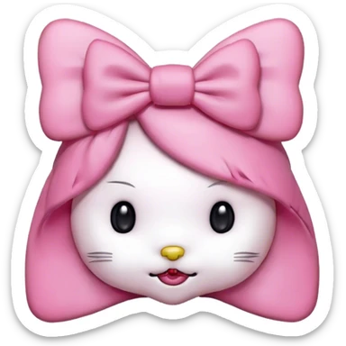 Hello Kitty coquette sticker