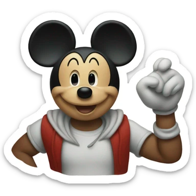 Mickey sticker