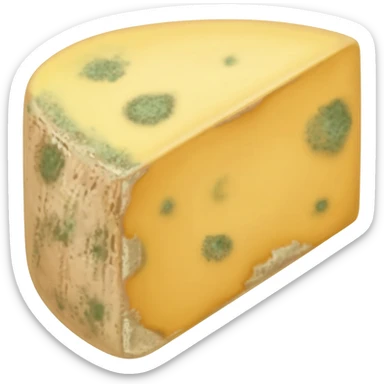 Moldy cheddar cheese sticker