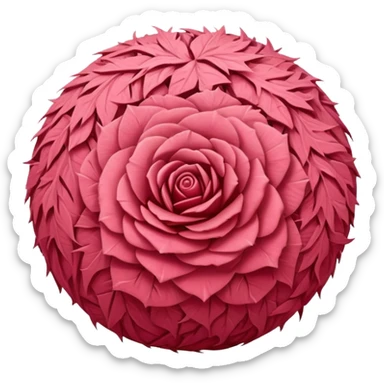 Rose tumbleweed sticker