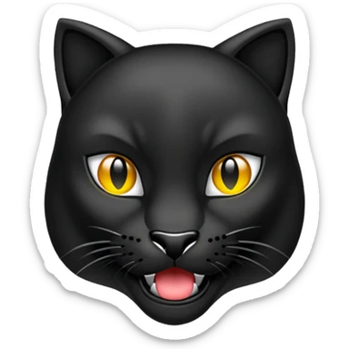 Emoji de pantera  sticker
