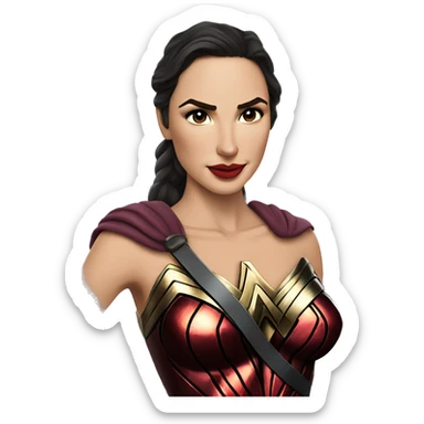 Gal Gadot wonder woman sticker