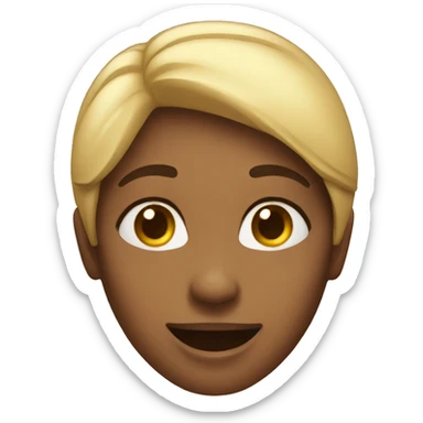 woman feeling delight sticker