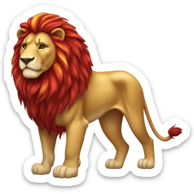 Gryffindor lion sticker
