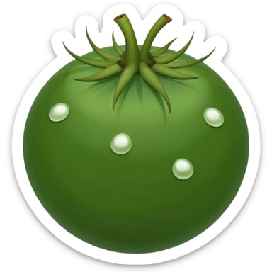 a caper berry, simple, clear sticker