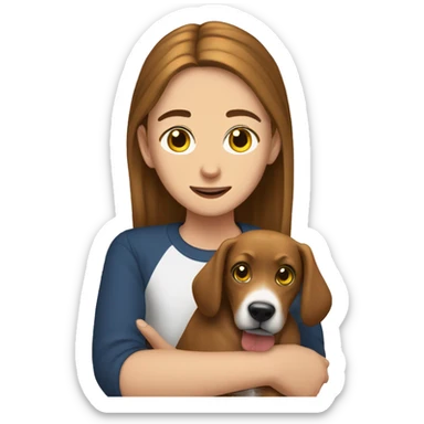mrbeast and her dog simit sticker