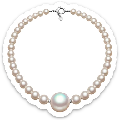 Pearl Necklace sticker