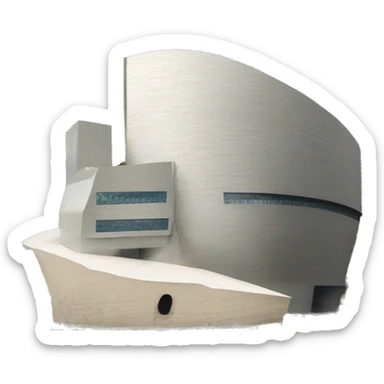 City of Bilbao with museum Guggenheim  sticker