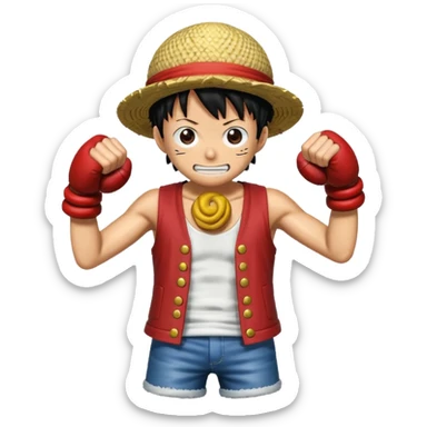 Monkey.D.Luffy gear 5  sticker
