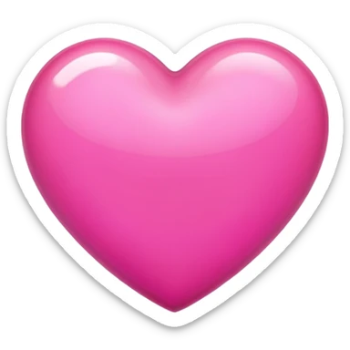 Corazón rosado sticker