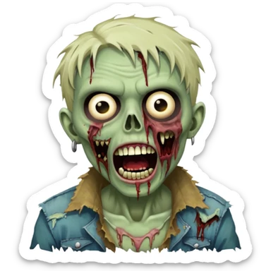 singer zombie sticker