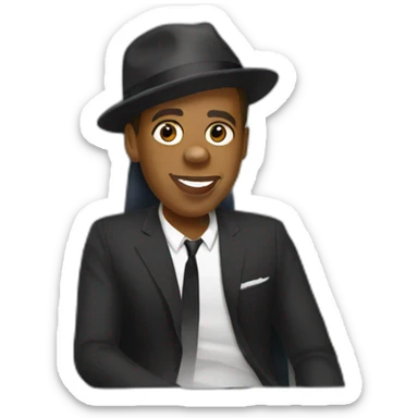 Jay-z on a plane sticker
