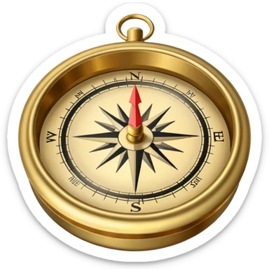compass sticker