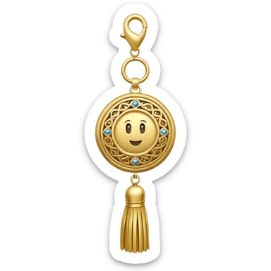 ade tassel pendant sticker