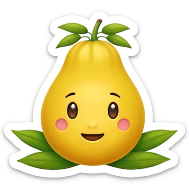 Ararajuba amarela com a ponta da asa verde sticker