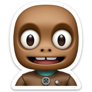 Sackboy looking surprised sticker