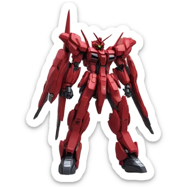Sazabi red demon gundam sticker