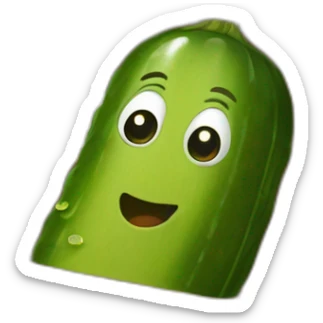 Pickle in a box sticker