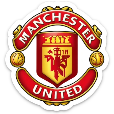 logo Manchester united  sticker
