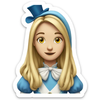 alice in wonderland  sticker