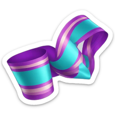 party ribbons sticker