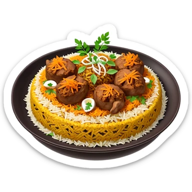 Hyderabadi Mutton Dum Biryani sticker