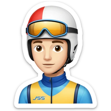 chce motikona skoczka narciarskiego jak w dsj2.pl z gry deluxe ski jump 2  sticker