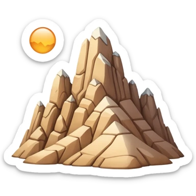 mountains in Texas sticker
