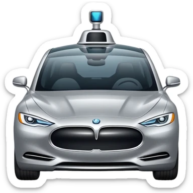 luxury self driving car sticker
