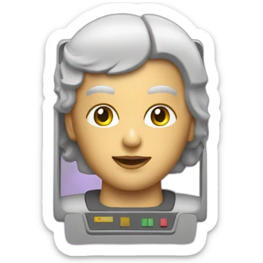 90s command terminal with GM on screen sticker