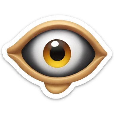 Eye twitching emoji sticker